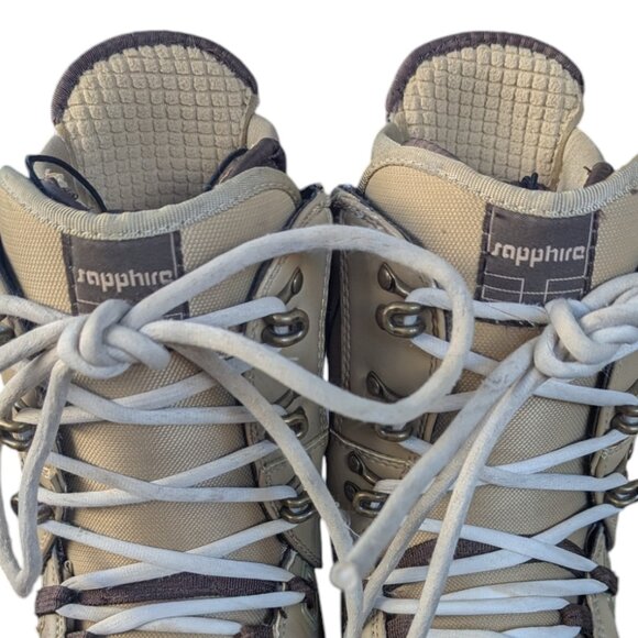 🏂🏼 Burton Sapphire Tan Women's Snowboard Boots - Women's Size 8 🏂🏼 - Picture 4 of 16